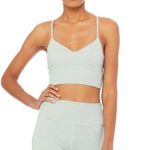 Alo Yoga SET {BLUE} lavish bra (M) & leggings (S)